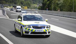 Nalet vozil na cesti Kranj–Polica, promet  že sproščen