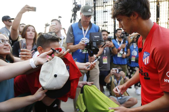 Joao Felix je novi ljubljenec navijačev madridskega Atletica. | Foto: Reuters