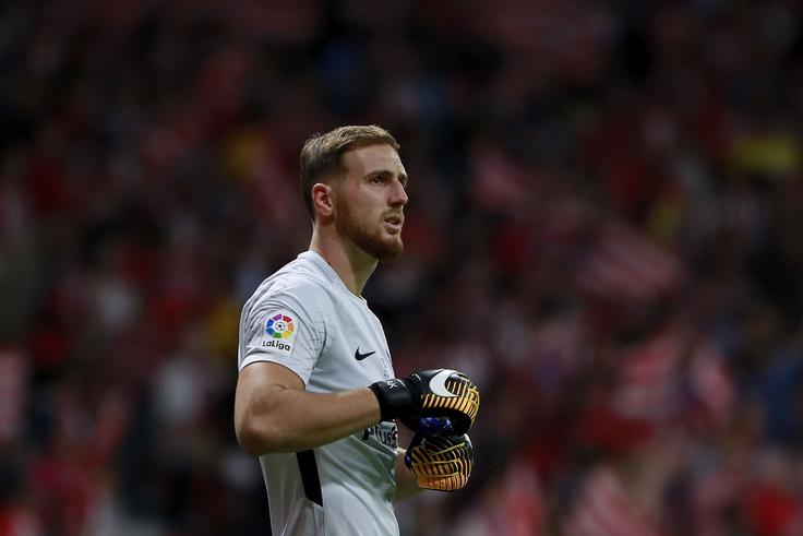 Jan Oblak v tej sezoni redko prejema zadetke med vratnicama Atletica. | Foto: Getty Images