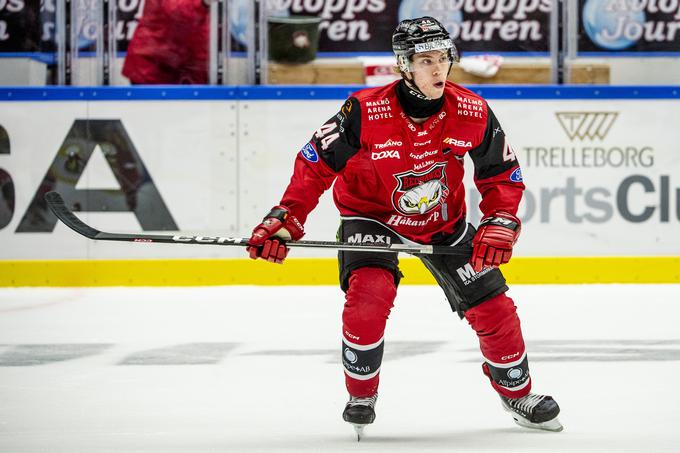 V dresu Malmö Redhawks je v letošnji sezoni debitiral v švedski članski ligi SHL. | Foto: Reuters