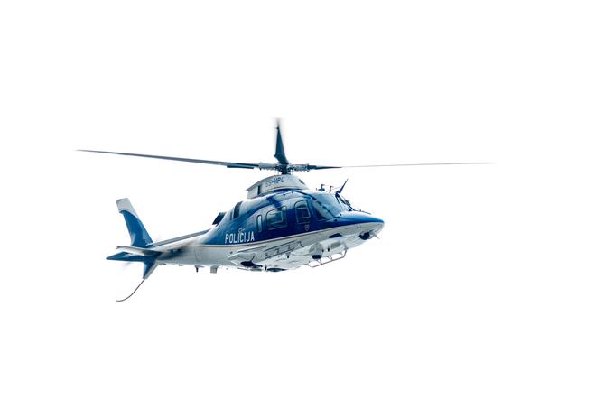 Policijski helikopter | Foto: Klemen Korenjak