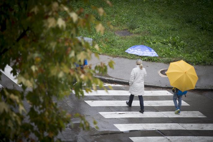 vreme, dež, dežnik | Čez dan bo delno jasno z občasno povečano oblačnostjo in večinoma suho. | Foto Ana Kovač