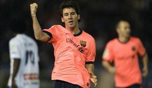 Messi Barcelono vrnil na vrh
