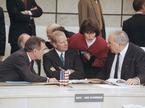 George Bush starejši, James Baker in Helmut Kohl