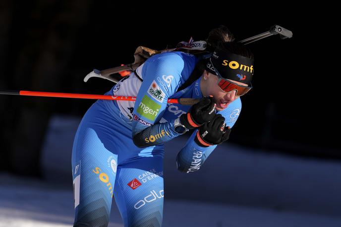 Julija Simon | Julia Simon je bila 11 sekund hitrejša od Nemke Vanesse Voigt in za 12,8 od Norvežanke Karoline Offigstad Knotten. | Foto Guliverimage