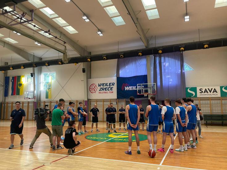 Slovenci se pripravljajo v Zrečah. | Foto: Sportal