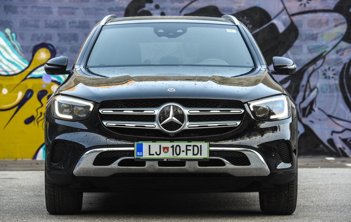 Mercedes-benz GLC | Zaradi paketa off-road je imel testni GLC spredaj in zadaj nameščeni posebni zaščiti podvozja. | Foto Gašper Pirman