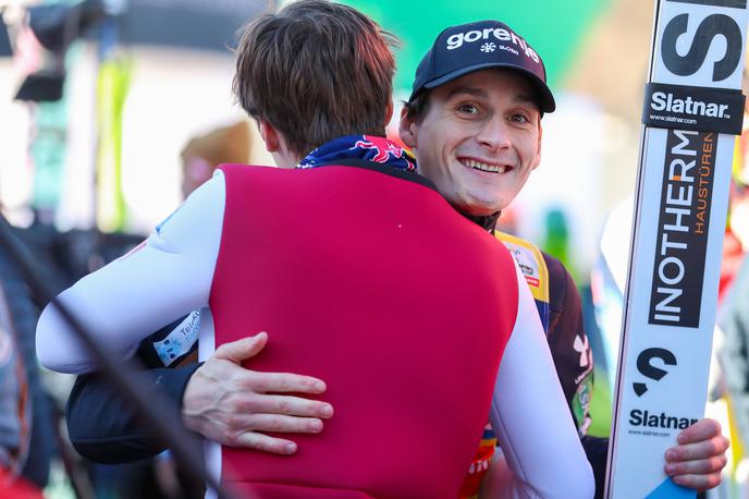 Domen Prevc | Domen Prevc po zmagoslavju ob zmagi na letalnici na Kulmu – forma, ki odpira tudi bolj "nore" ideje. | Foto Guliverimage