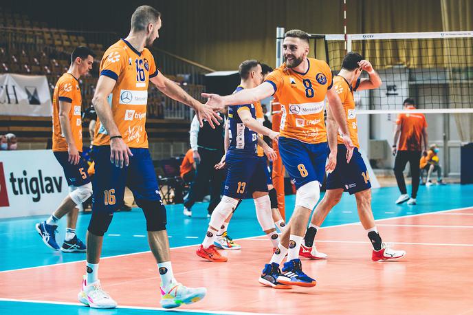 Pokal CEV: ACH Volley - Barkom Kažani Lviv | Odbojkarji ACH Volleyja so pričakovano vknjižili deseto zaporedno zmago v domačem prvenstvu. | Foto Grega Valančič/Sportida