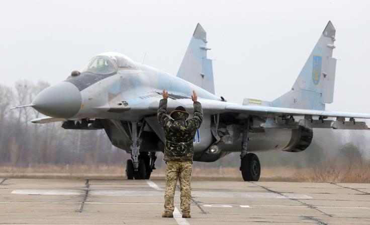 Letala mig-29 naj bi skoraj vsak dan uporabljali za obrambo Odese. Na fotografiji: ukrajinski mig-29 leta 2016. | Foto: Guliverimage