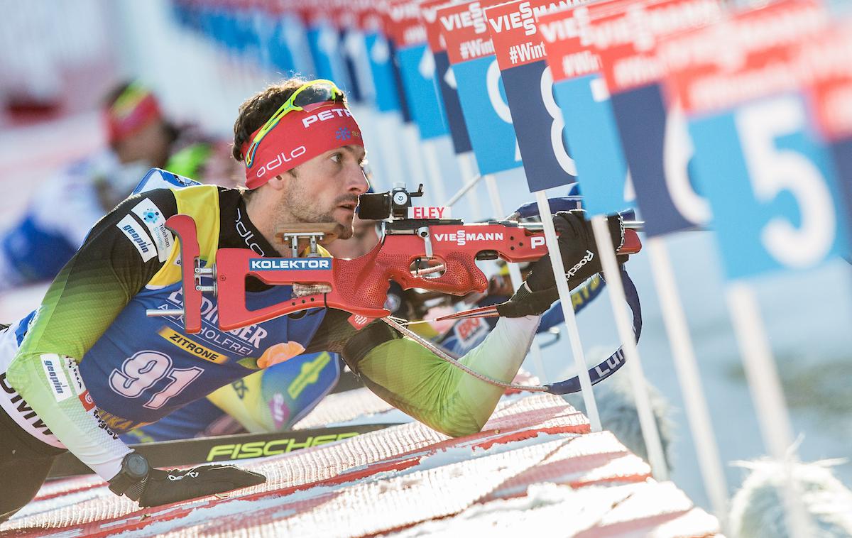 Pokljuka biatlon šprint | Jakov Fak je bil z 39. mestom najboljši slovenski tekmovalec na šprinterski preizkušnji svetovnega pokala na Pokljuki. | Foto Vid Ponikvar/Sportida