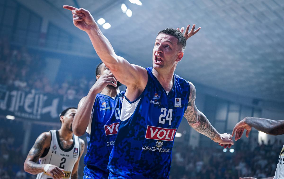 Budućnost Partizan | Alen Omić je bil najboljši strelec Budućnosti. | Foto Dragana Stjepanović/ABA