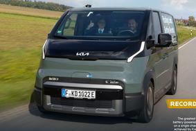 Nov Guinnessov rekord: električni kombi skoraj 700 kilometrov daleč #foto