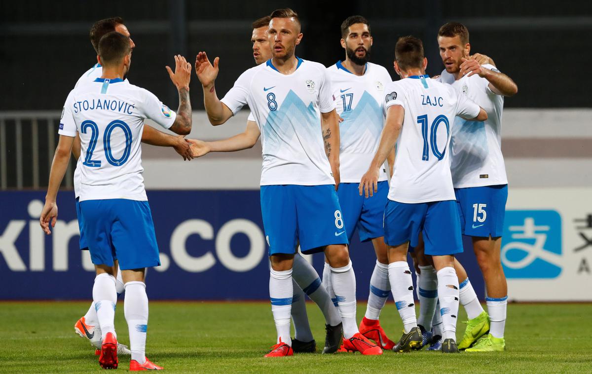 Slovenija, Latvija | Slovenija je po devetih tekmah le dočakala zmago in navdušila. V Rigi je Latvijo premagala kar s 5:0. | Foto Reuters