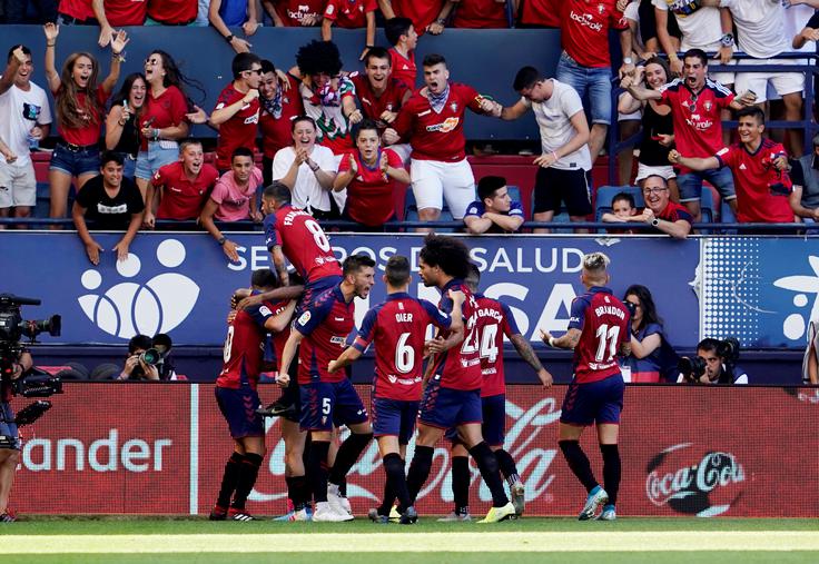Junak Osasune je bil dvakratni strelec Roberto Torres. | Foto: Reuters