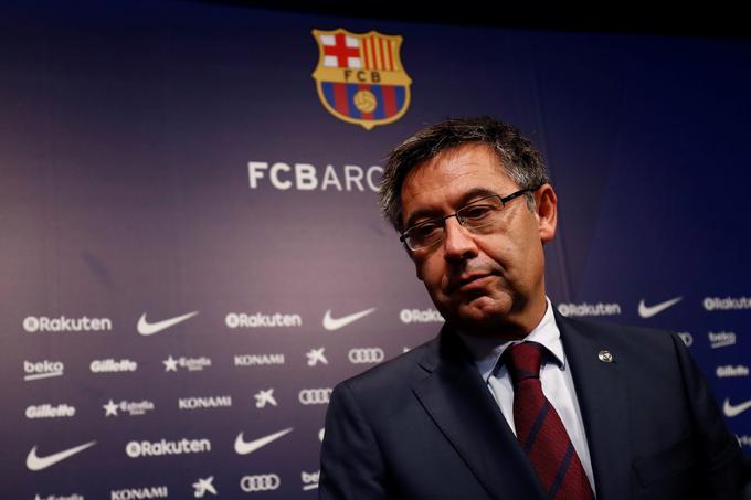 Predsednik Barcelone Josep Maria Bartomeu je potrdil obstoj klavzule, a pravi, da je povsem miren. | Foto: Reuters