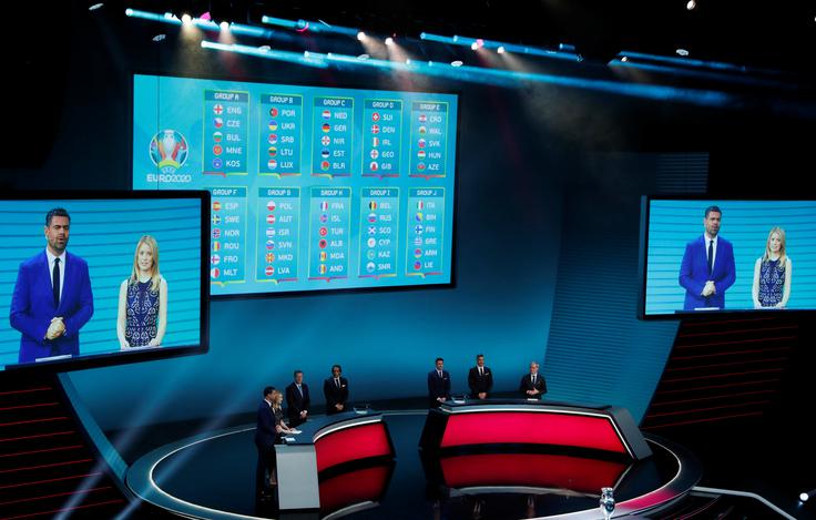 Slovenija je v žrebu kvalifikacijskih skupin za Euro 2020 pristala v skupini G s Poljsko, Avstrijo, Izraelom, Makedonijo in Latvijo. | Foto: Reuters