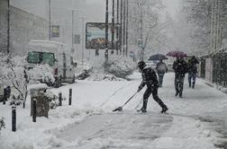 Nova pošiljka snega prihaja že v sredo