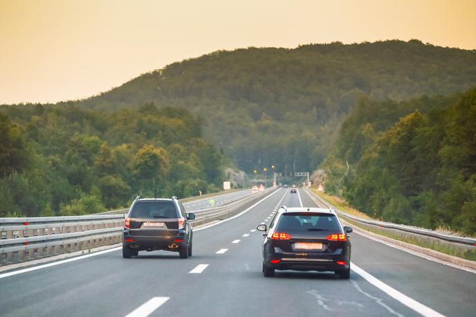 Hrvaška avtocesta, prehitevanje | Konflikt naj bi se zgodil zaradi nezadovoljstva s predhodno vožnjo po avtocesti. | Foto Shutterstock