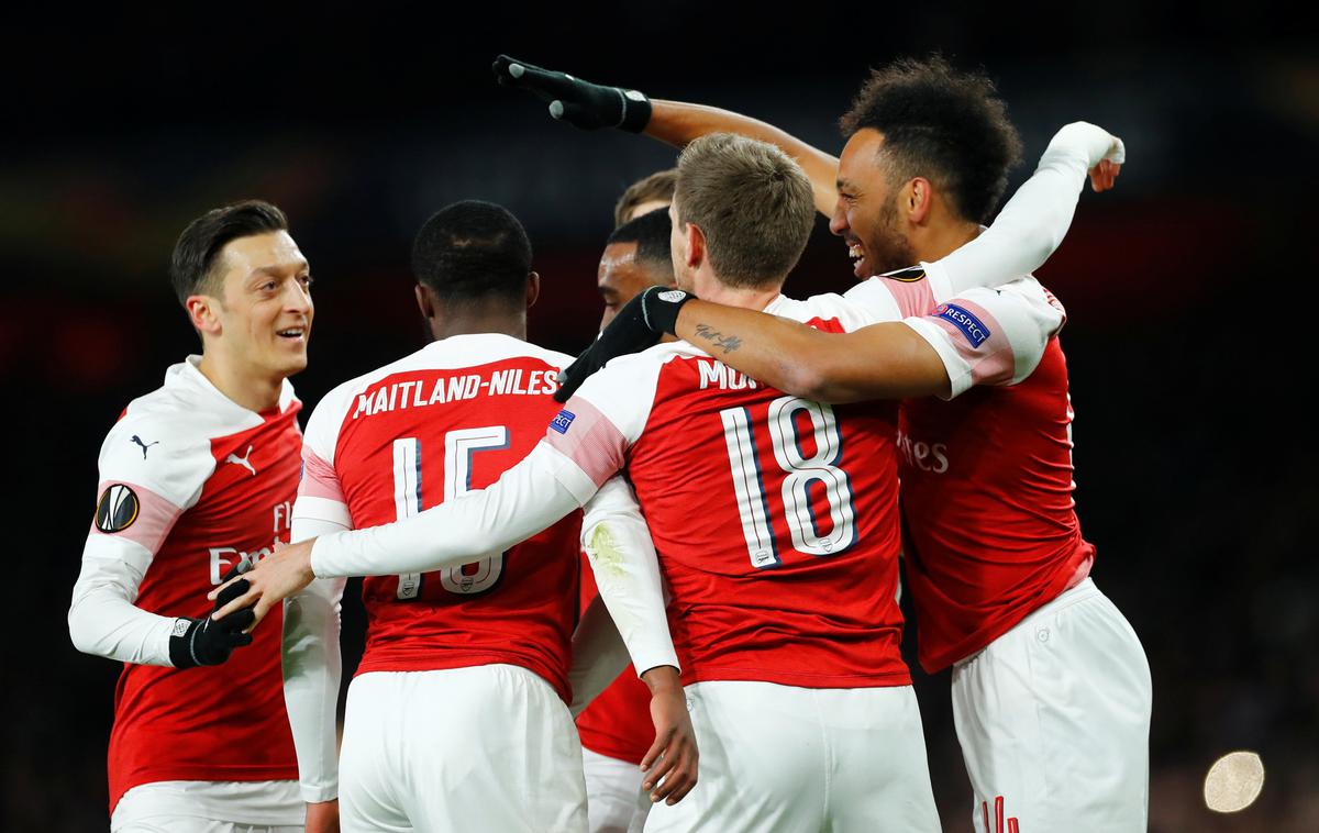 Arsenal | V derbiju večera je Arsenal brez težav premagal Napoli. | Foto Reuters