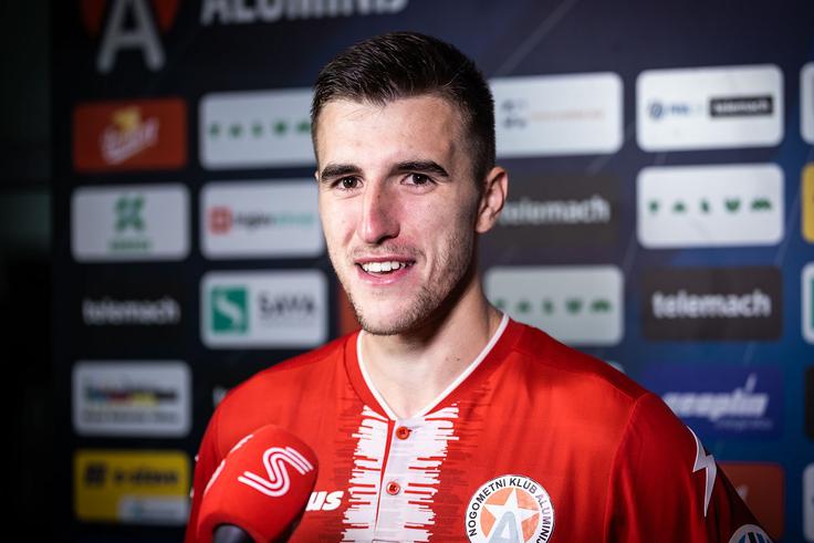 Sandro Jovanović, najboljši nogometaš Aluminija, ostaja v Kidričevem. | Foto: Jure Banfi/alesfevzer.com