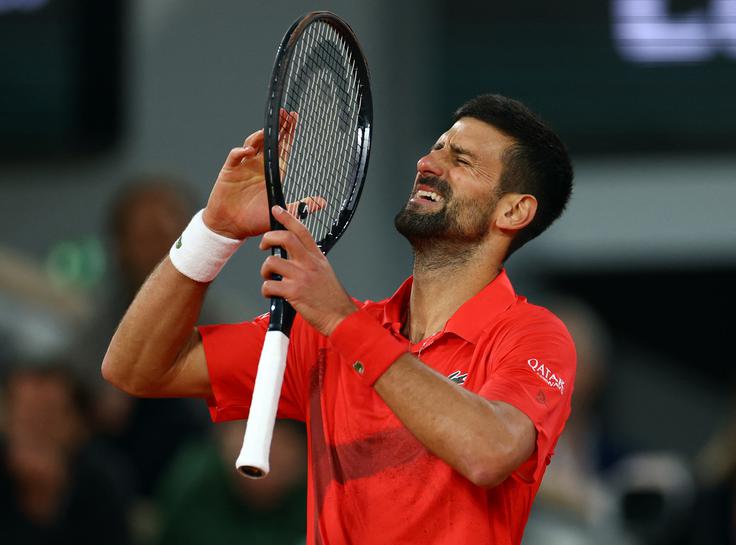 Novak Đoković je klonil brez osvojenega niza. | Foto: Reuters