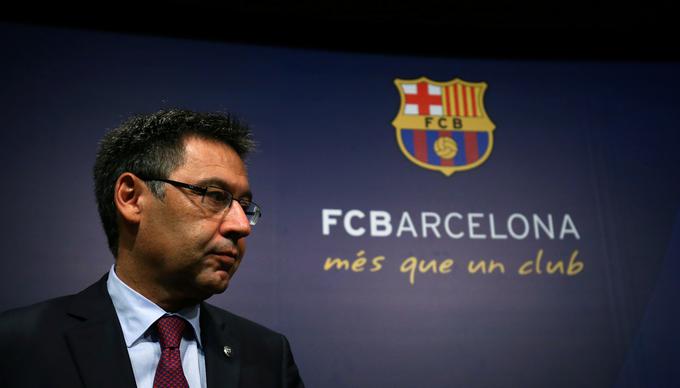 Predsednik Barcelone Josep Bartomeu trdi, da je do podpisa že prišlo. | Foto: Reuters