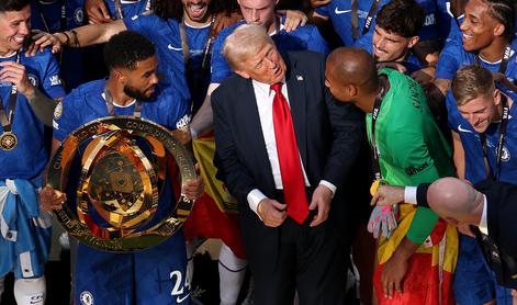 Chelsea se je znesel nad PSG pred očmi Melanie Trump