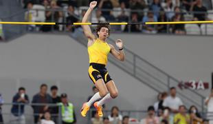Duplantis do nove zmage, svetovni rekord tokrat ni padel