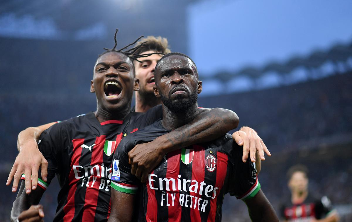 Milan - Juventus, Fikayo Tomori | Fikayo Tomori je zabil prvi gol za Milan na derbiju z Juventusom. Rdeče-črni so zmagali z 2:0. | Foto Reuters
