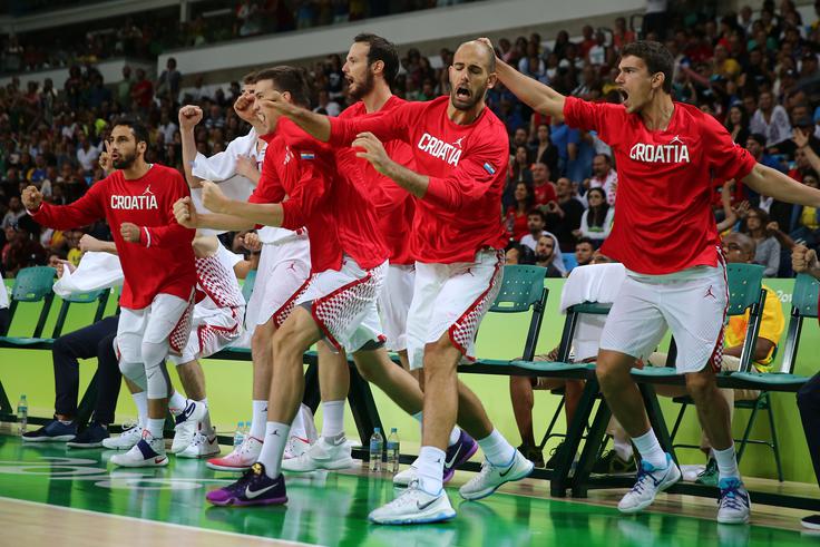 "Mnogi nas sploh niso videli na olimpijskih igrah, zdaj smo v četrtfinalu," pravi Hrvat Bojan Bogdanović. | Foto: Getty Images