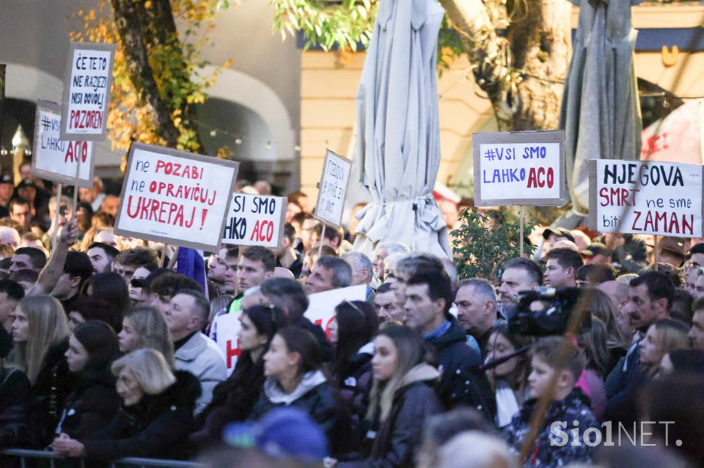 Protestni shod Novo mesto