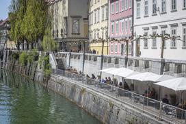 Odprtje gostinskih teras v Ljubljani
