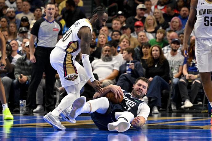 Luka Dončić Dallas Mavericks | Luka Dončić letos uspešno krade žoge tekmecem, povprečno 2,1 na tekmo. | Foto Reuters