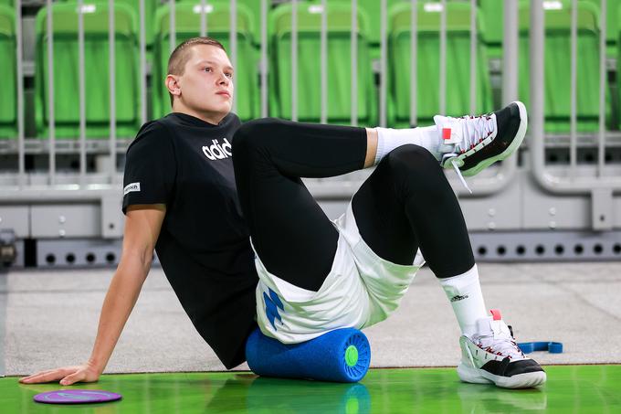 Jurij Macura bo čakal na svojo priložnost pod koši. | Foto: Vid Ponikvar/Sportida