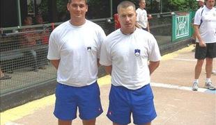 Davor Janžič in Dejan Tonejc med osmerico