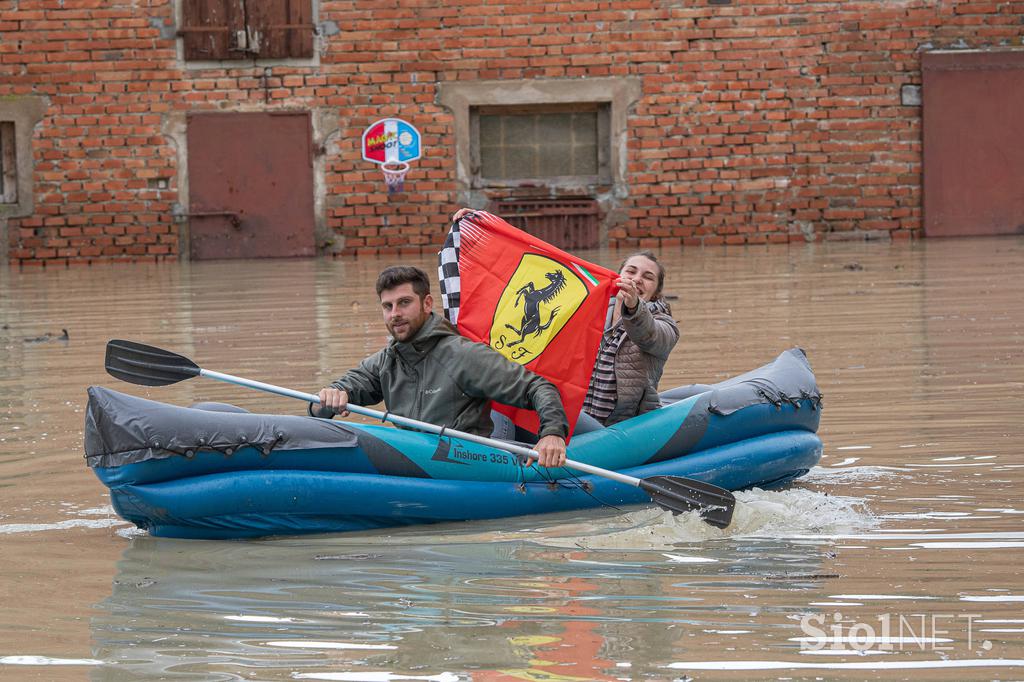 Imola dirkališče poplava