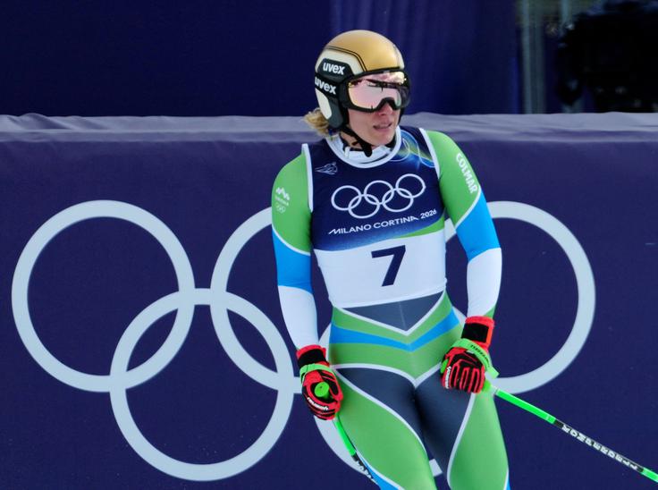 Ilka Štuhec je v smuku postavila 15. čas. | Foto: Reuters