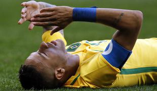 Brazilcem grozi nova sramota, Neymarja izdajajo živci