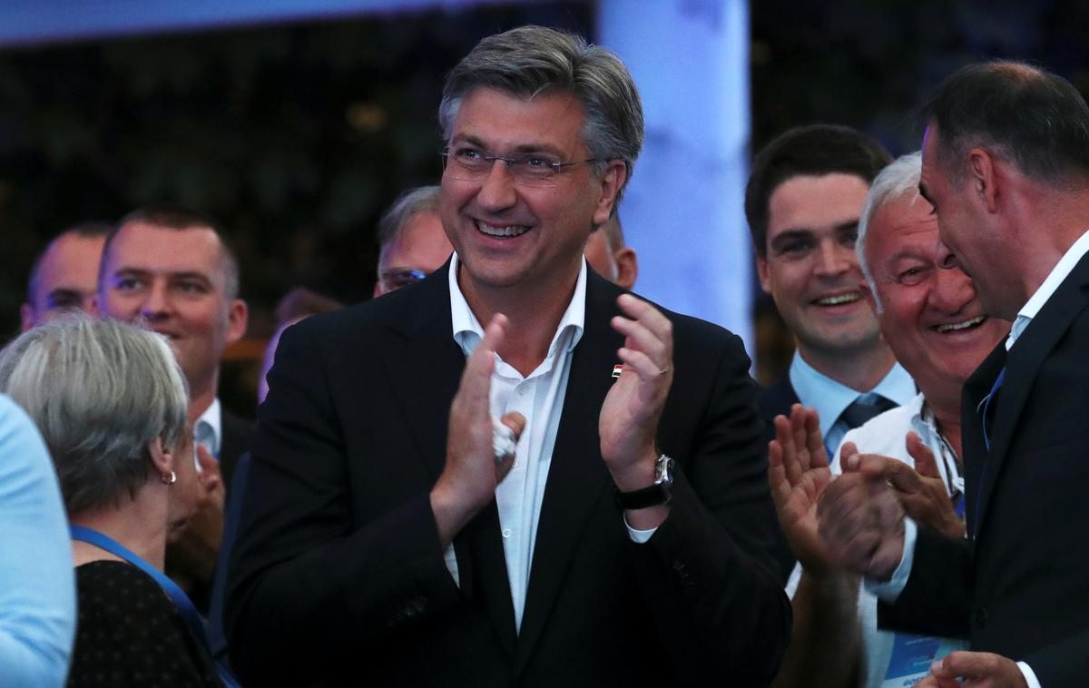 Andrej Plenković | Stranka HDZ z Andrejem Plenkovićem na čelu je zmagala na hrvaških parlamentarnih volitvah, ki jih je zaznamovala epidemija koronavirusa. | Foto Reuters