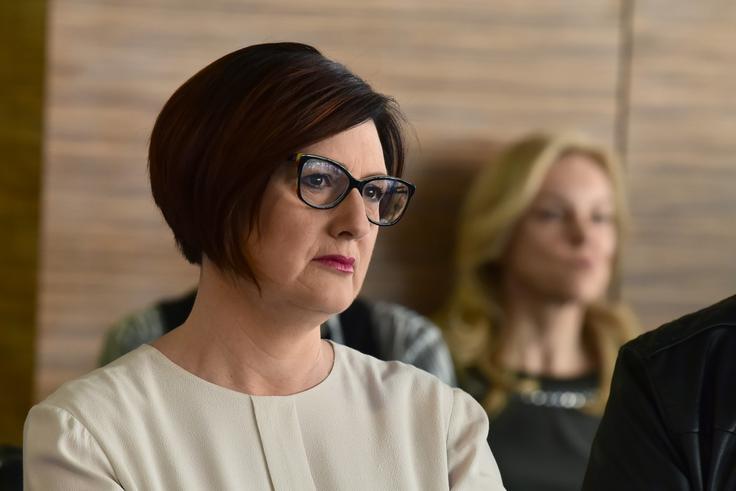 Elen Batista Štader po poročanju portala Info360 od 1. oktobra naprej ne bo več vodila osrednje informativne oddaje Dnevnik. | Foto: Tamino Petelinšek/STA