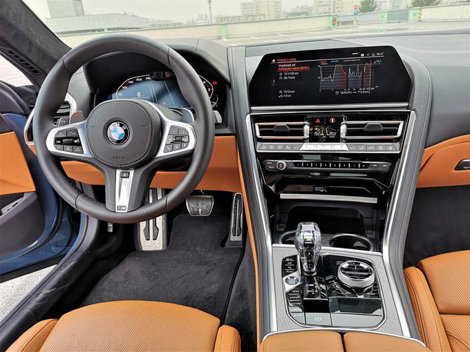 Danes so notranjosti mnogih premijskih vozil skoraj enake ne glede na model in BMW ni izjema. | Foto: Gregor Pavšič