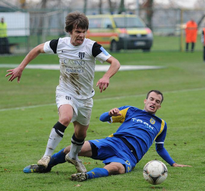 Ko se je dokazoval v Domžalah, je v prvi ligi zaigral tudi proti nekdanjim soigralcem iz Murske Sobote. | Foto: Sportida