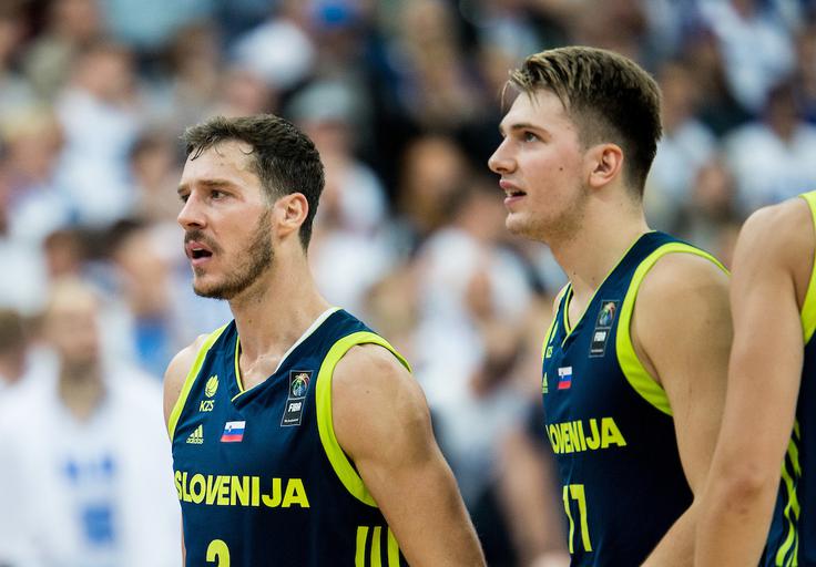 Goran Dragić Luka Dončić | Foto: Vid Ponikvar