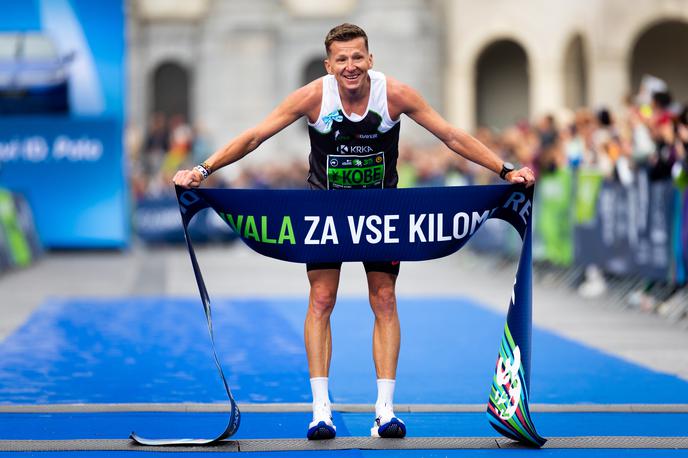 Primož Kobe, 30. Ljubljanski maraton | Primož Kobe je odtekel svoj zadnji maraton, ni se odvil po njegovih željah, vseeno je bil drugi najboljši Slovenec. | Foto Filip Barbalić