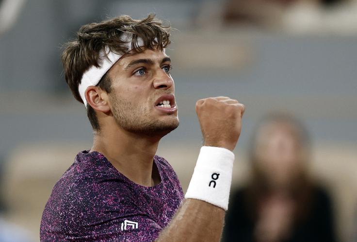 Flavio Cobolli se je uvrstil v polfinale. | Foto: Reuters