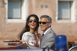 Prestižna poroka Georgea Clooneyja v Benetkah (foto in video)