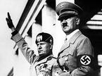 Adolf Hitler in Benito Mussolini