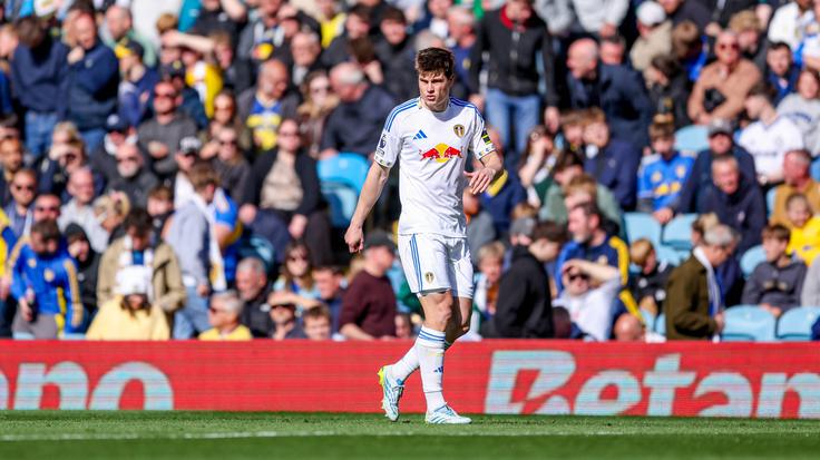 Jaka Bijol je z Leeds Unitedom od prestižne angleške lovorike oddaljen le še dva koraka. V nedeljo ga čaka pokalni polfinalni spektakel na Wembleyju. | Foto: Guliverimage
