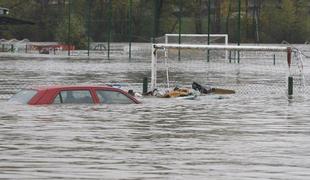 Foto in video: Drava, Sava in Soča z rekordnimi pretoki 